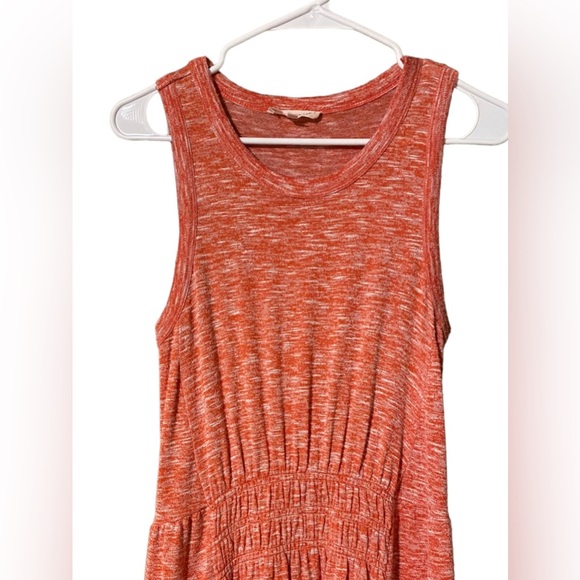 LOU & GREY For Loft Heather Tiered Maxi Dress Women’s Medium Sleeveless Orange - Picture 11 of 14